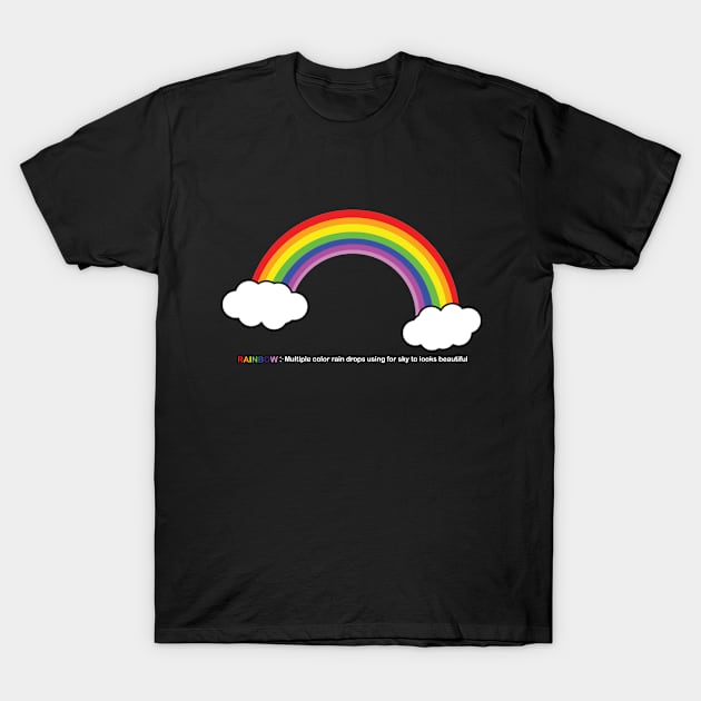 Radiate with Pride: Embrace the Vibrant Colors of the Rainbow T-Shirt by Cool Art Clothing